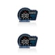 thumbnail image 2 of Scienceny Velocímetro digital HUD para automóvil - Ajuste de sensibilidad automático Alarma de pantalla de instalación no destructiva 2piezas, 2 of 6
