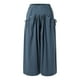 thumbnail image 3 of WILLBEST Pantalones Casuales para Mujer, Holgados, de Pierna Ancha, con Cordón y Bolsillos, para Actividades Diarias y Aventuras al Aire Libre. Mediana, 3 of 7