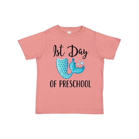 

Inktastic 1st Day of Preschool Mermaid Gift Toddler Toddler Girl T-Shirt