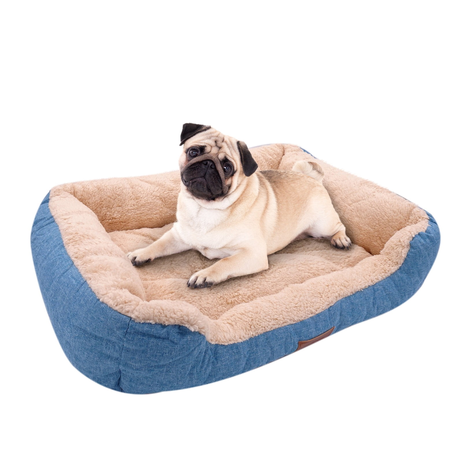 pug shaped dog bed