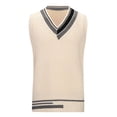 thumbnail image 4 of Gilet Tricoté Japonais Mode Sans Manches pour Femmes Printemps Automne Décontracté Extensible Confortable Léger, 4 of 8