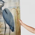 thumbnail image 3 of Fenyluxe Blue Heron Printed Shower Curtain, Easy Care 100% Polyester Fiber Bathroom Decor Curtain with Hooks 36x72, 3 of 7