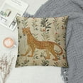 thumbnail image 2 of Nawypu  Designer Throw Pillow Covers for Couch,Vintage French Pillows Cover with Cheetah Pattern and Luxury Pendant,Farmhouse Decorative Square Pillowcases for Bed Outdoor, 2 of 5