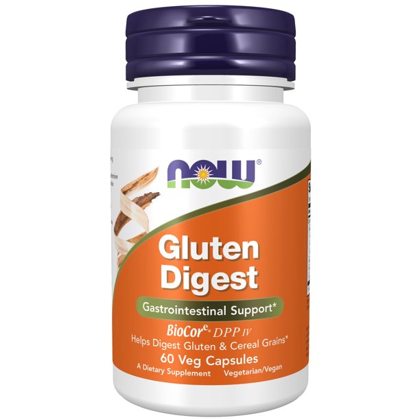 NOW Supplements, Gluten Digest with BioCore®DPP IV, Gastrointestinal