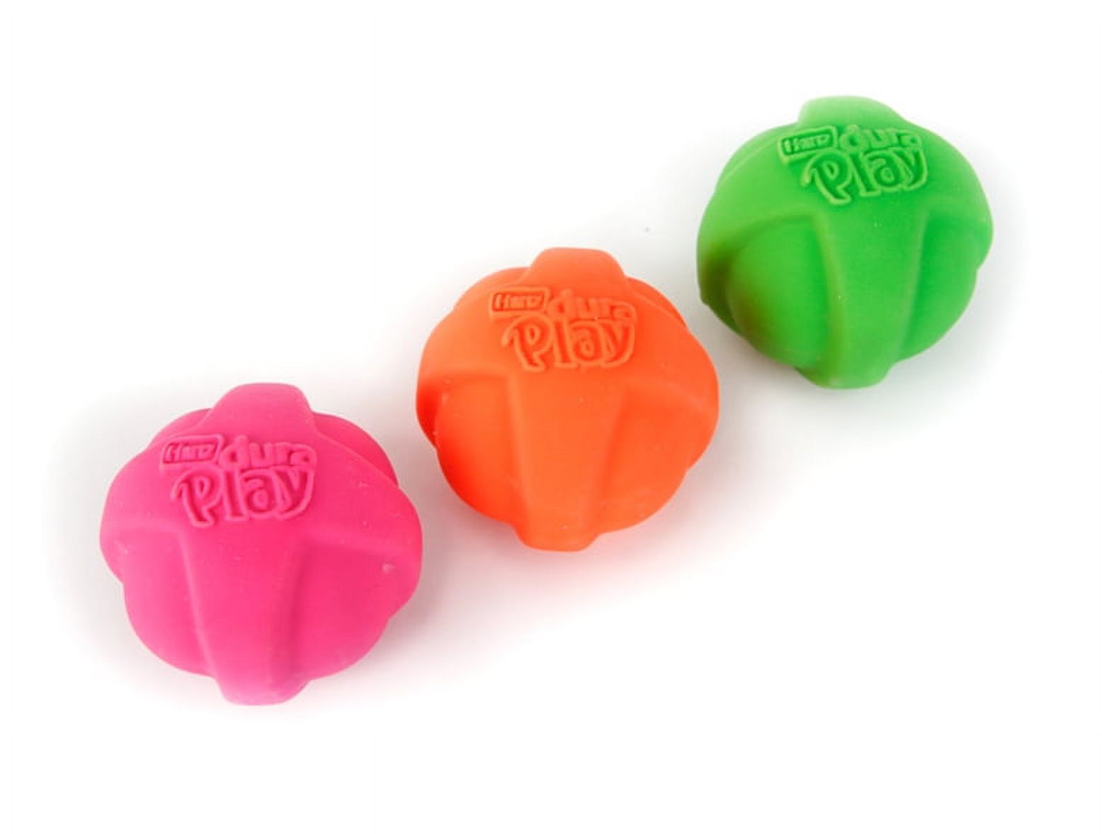 Hartz Dura Play Small Ball Dog Toy with Bacon Scent, 3 Pack photo 1