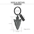 thumbnail image 2 of Urn Keychain for Men Arrowhead Cremation Ash Jewelry Memorial Lockets Keychain Keepsakes for Human Ashes for Women Memory Gift, 2 of 7