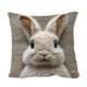 thumbnail image 2 of CaiYueKe Easter Throw Pillow Cover Faux Embroidery Bunny Chick Floral Decorative Cushion Cover Sofa Bedroom Home Decor Farmhouse Spring Holiday Decorative Pillow, 2 of 7