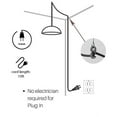 thumbnail image 3 of Kiven Style Victorian Plug in Pendant light1- Light Ceiling hanging Lamp with 11-Inch Glass Shade,Dimmable, 3 of 6