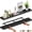 Black, variant on Ballucci 24" Floating Shelves, 2-Pack Wood Wall Shelf Set with Invisible Brackets, 8" Deep, White