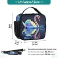 thumbnail image 2 of ALAZA A Beautiful Swan Lunch Box Insulated Lunch Bag Cooler Tote with Shoulder Strap, 2 of 7