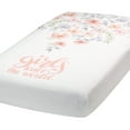 thumbnail image 4 of Lambs & Ivy Girls Rule the World Pink Floral 4-Piece Baby Crib Bedding Set, 4 of 9