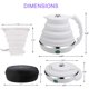 thumbnail image 2 of Travel Kettle ShineMe Upgrade, silicona apta para uso alimentario, 555 ml, 2 of 9