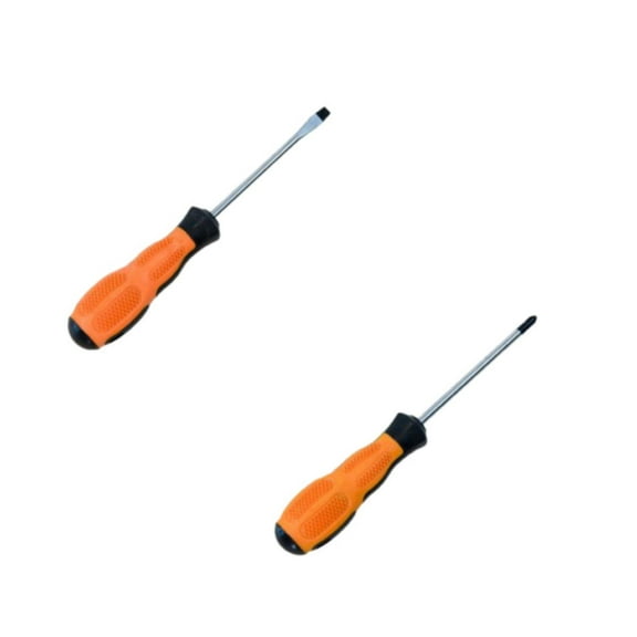 Industrial Precision Slotted Screwdriver Set (Flat Head Drivers, Mini Repair Tools), 4-Inch Flat Head Screwdriver For Precision Work, Super Hard Industrial Grade, Meiiso