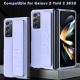 thumbnail image 5 of Compatible Samsung Galaxy Z Fold 2 Case Strap Purple,Full Protective Hard PC Bumper Lightweight Case Cover for Samsung Z Fold 2 Phone Case with Strap,Samsung Galaxy Z Fold 2 Thin Case for Women, 5 of 14