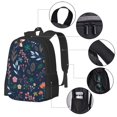 thumbnail image 2 of Easygdp Colorful Flowers Mochila de Gran Capacidad Minimalista Ideal para Escuela, Viajes y Uso Diario, 2 of 6