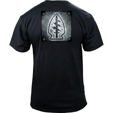 - US Army Special Forces Patch Diamond Plate T-Shirt