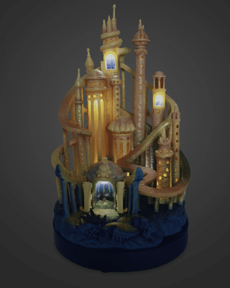 ariel castle figurine