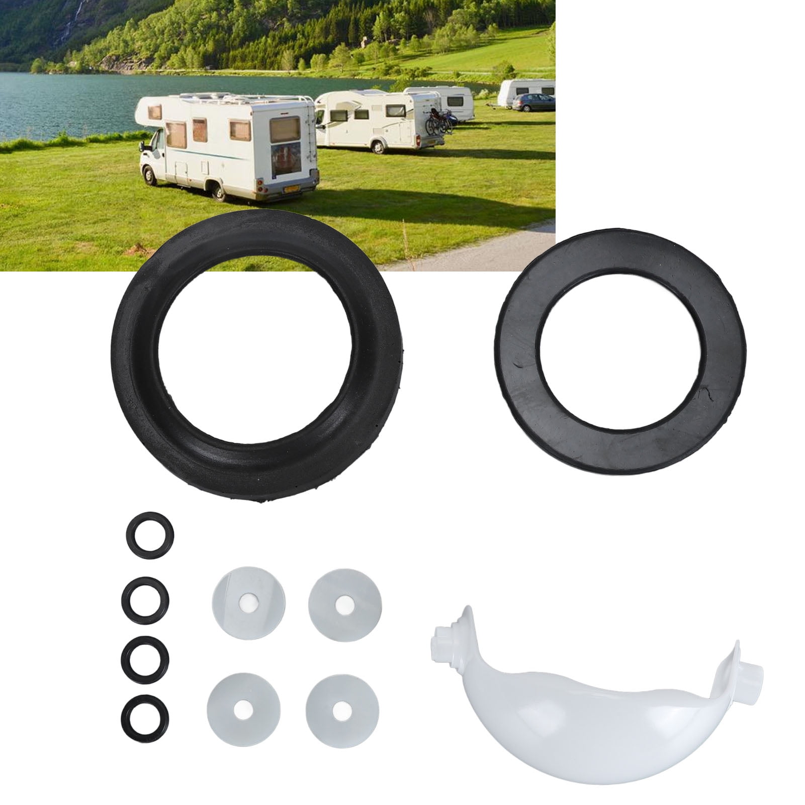 34117 Waste Ball Kit For Thetford Aqua Magic Toilets - Replacement For Style II, Lite & Plus Models