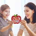 thumbnail image 5 of MALLMALL6 DIY Thank You Apple Shaped Cutouts Craft Kit, Teacher Appreciation Gift for School Classroom,6Counts, 5 of 6