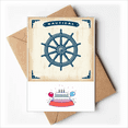 thumbnail image 1 of Rudder Exploration Military Ocean Army Happy Birthday Greeting Cards Envelopes Blank, 1 of 3
