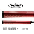 thumbnail image 5 of Winn NTP (No Taper Pistol) 1.10" Midsize Putter Grip - Red, 5 of 5