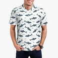 thumbnail image 1 of Fotbe Cute Shark Camiseta Polo de Golf para Hombre con Estampado – Camisa Deportiva Transpirable con Cuello Abotonado-3X-Large, 1 of 6