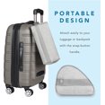 thumbnail image 4 of LapGear Heritage Microbead Tablet ow Stand with Phone Pocket - Gray Herringbone - Fits Most Tablets - Style No., 4 of 5