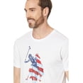 thumbnail image 3 of U.S. Polo Assn. Men's Short Sleeve Graphic Print Flag DHM Crew Neck Jersey T-Shirt, White, Medium, 3 of 3