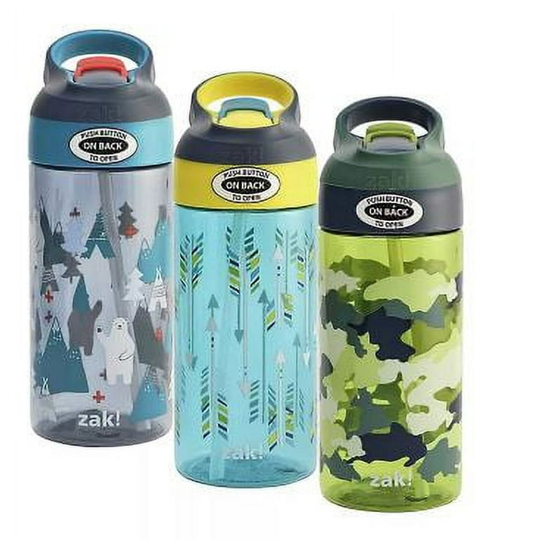 Zak Designs 7043-Q880 17.5-oz. Tritan Water Bottle 3-Pack Set 