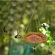 thumbnail image 4 of Bird Feeder Iron Metal Circular Hanging | Window Mount Durable Outdoor Bird Feeding Station | Courtyard Home Decor | Sturdy Weatherproof | 35x21.5x2cm, 4 of 6