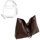 thumbnail image 3 of Bolso Tote Para Mujer, Bolso De Hombro De Piel De Gran Capacidad, Bolso De Mano Versátil, Estilo Retro Tipo Cubo, Elegante Para Uso Diario., 3 of 9