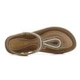 thumbnail image 3 of Las señoras de las mujeres del verano que tejen las sandalias planas cristalinas calzan los zapatos casuales de la playa Wmkox8yii shjk4242, 3 of 4