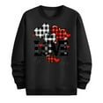 thumbnail image 3 of NuoCaiYun Sweatshirt Men's Crew Neck Fashion Valentine's Day Print Tops Long Sleeve Casual Loose Comfort Pullover, 3 of 6