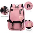 thumbnail image 4 of Backpack for Girls Kids Schoolbag Teen Bookbags Casual College Daypack with USB Charging Port, by PAKASEPT, 4 of 7