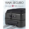 thumbnail image 4 of RED VELVET Maleta Carry On de Cabina Rígida de Viaje, con Puerto USB, Candado de Seguridad TSA Integrado y Ruedas Dobles 360°. Equipada con Acceso Frontal para Laptop y Tablet. (BEIGE), 4 of 7
