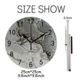 thumbnail image 2 of Ink Wash Pastel Kitchen Wall Clock, Silent Non Ticking 10 Inch Wall Clocks Battery Operated, Modern Coastal Style Clock Decor for Living Room, Home, Bedroom, Bathroom, 2 of 6