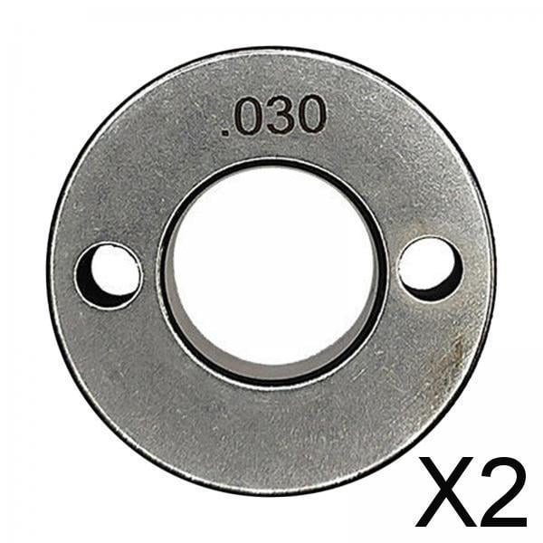 Rodillo impulsor de alimentación de alambre 2xMetal, piezas de rollo, accesorios de soldadura, ranura en U 030 035 2 piezas