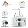 thumbnail image 2 of 3 Pack Clear Toiletry Bag Set for Women Men, Translucent Waterproof Travel Makeup Bag with Handle, Large Capacity Sturdy & Leak Resistant Cosmetic Bag Pouch for Traveling, 2 of 5