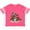 Football Pink and White, variant on Squirrel Superhero Landing with Acorns Boys or Girls Toddler T-Shirt