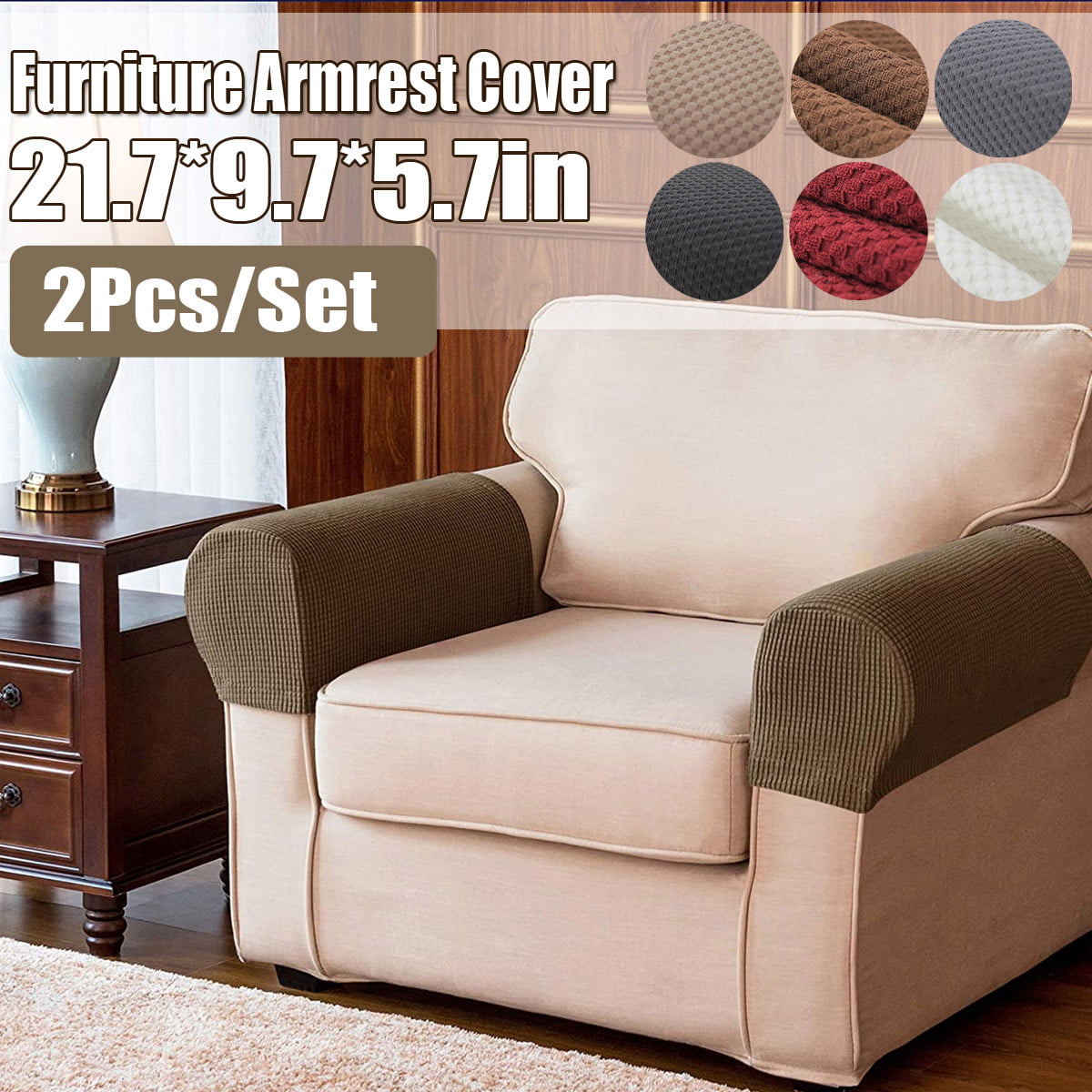 Chair Arm Covers Armrest Chair Slip Cover for Recliners ...