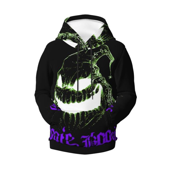 Oogie Boogie Teen Boys Girls Hoodies 3D Printed Hooded Sweatshirts for Kids Long Sleeve Casual Unisex Pullovers with Pockets