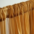 thumbnail image 6 of BalsaCircle 10 feet x 10 feet Sheer Voile Backdrop Drapes Curtains 2 Panels 5x10 feet Wedding Party Gold, 6 of 7