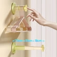 thumbnail image 6 of Retractable Clothes Rack, Telescoping Design, Wall Mounted Storage for Hanging Clothes, Towels, Bags, for Bedroom, Bathroom, Balcony, FAJHHA | B, 6 of 9
