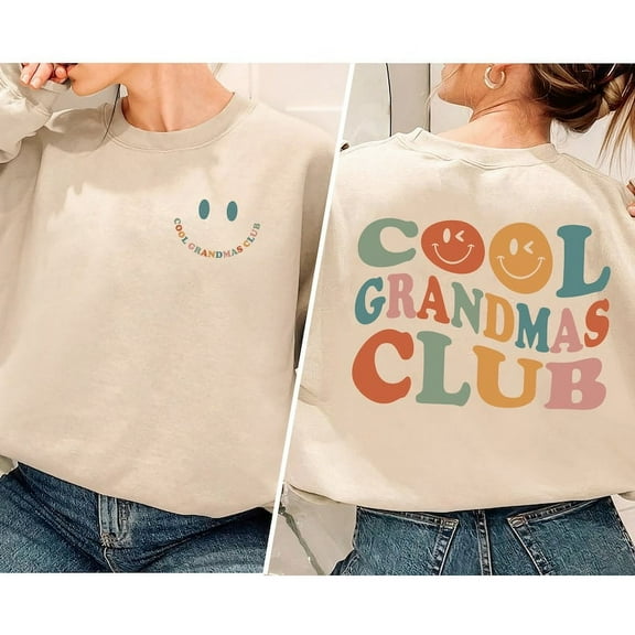 Cool Grandmas Club Sweatshirt, Grandma Gift, Gift For Grandma, Promoted To Grandma, Grandma Shirt, Grandma Sweatshirt, Nana Sweatshirt