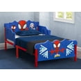 thumbnail image 2 of Spidey and His Amazing Friends 3D Toddler Bed by Delta Children, Blue, 2 of 9