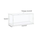thumbnail image 2 of Uxcell Display Case Box Acrylic Box Transparent Dustproof Protection Showcase 31x11x16cm for Collectibles, 2 of 5