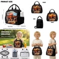 thumbnail image 5 of Kuiaobaty Strong Rhinoceros Print Backpack Set with Lunch Bag for Boys 17 Inch Backpack Lunch Box with Bottle Holder Large Capacity Bookbag with Pencil Case for School Travel Camping, 5 of 7