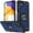 Blue, variant on Samsung Galaxy A13 5G Case, Circlemalls Ring Stand Shockproof Cover+Screen Protector-Blue