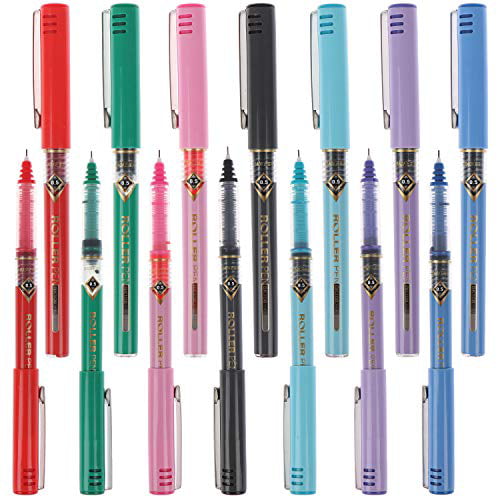 0.5mm GEL Ink Pen Rollerball Pens Signing Pen Office Assorted 7 Colors Choose 