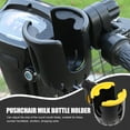 thumbnail image 2 of Stroller Cup Holder Bike Walker Wheelchair Organizer - Black/Yellow, 2 of 9
